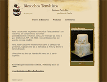 Tablet Screenshot of bizcochostematicos.com